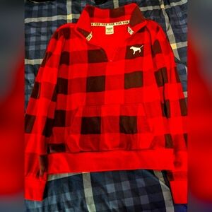 Plaid Pink sweatshirt